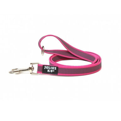 Julius K9 Correa de Adiestramiento Rosa Engomada para perros