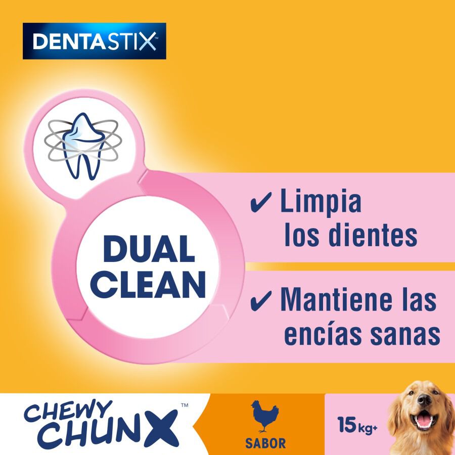 68 g Pedigree Dentastix Chewy Chunx Snacks Dentales Pollo para Perros Medianos y Grandes, , large Imagen numero 7