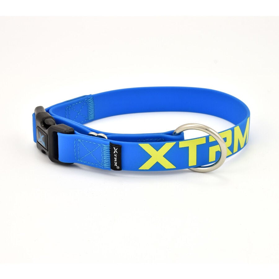 X-TRM Collar Azul PVC para perros, , large Imagen numero 1