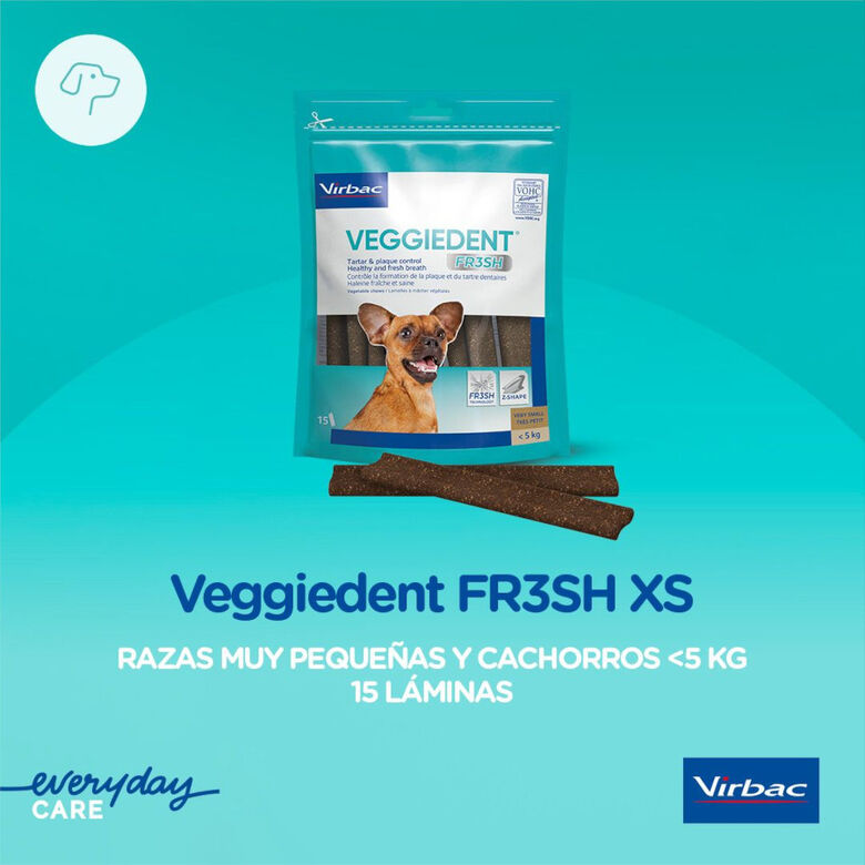 Virbac Snacks Dentales VeggieDent Fresh para perros Toy thumbnail