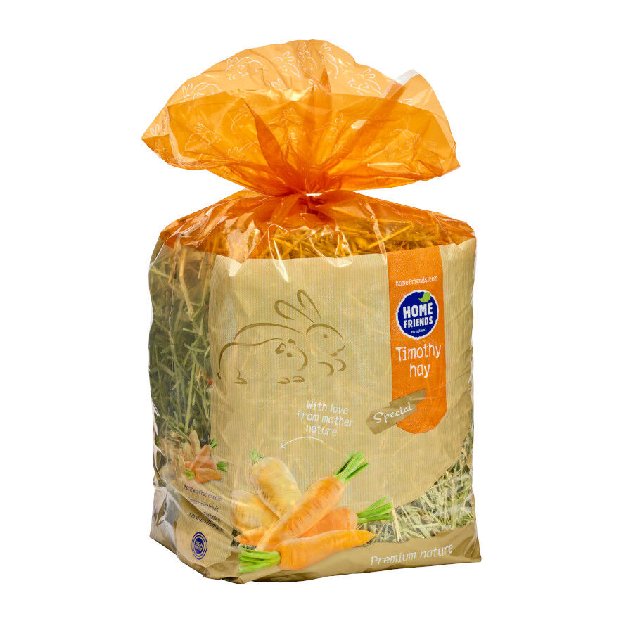 600 g Home Friends Timothy Heno Zanahoria y Chirivia para conejos y roedores, , large Imagen numero 1