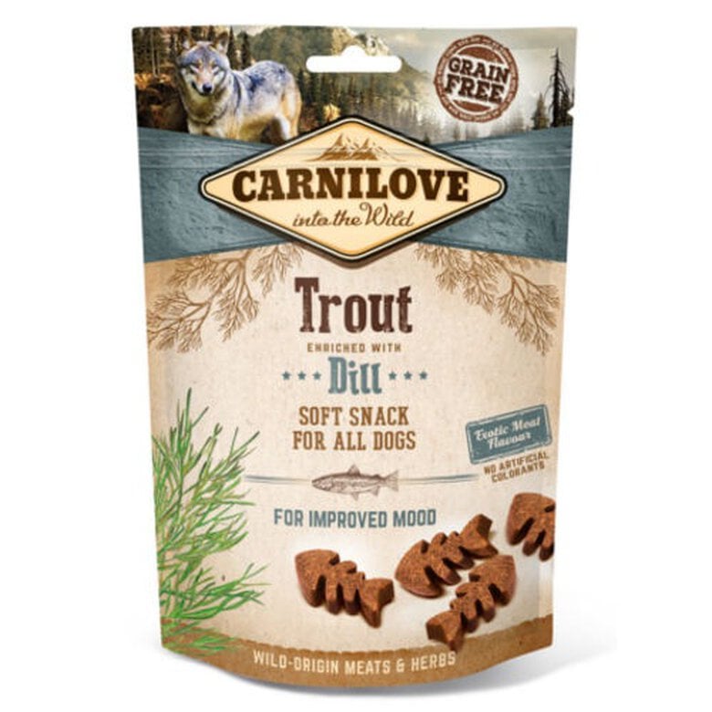 Carnilove Soft Snack Trucha snack para perros Imagen numero 1 Carnilove Soft Snack Trucha snack para perros Imagen numero 1
