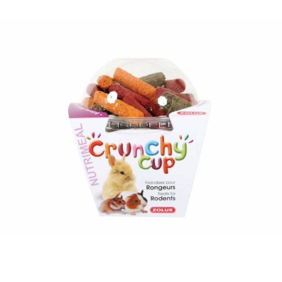 Zolux Crunchy Cup Alfalfa, Remolacha y Zanahoria para roedores, , large Imagen numero 1