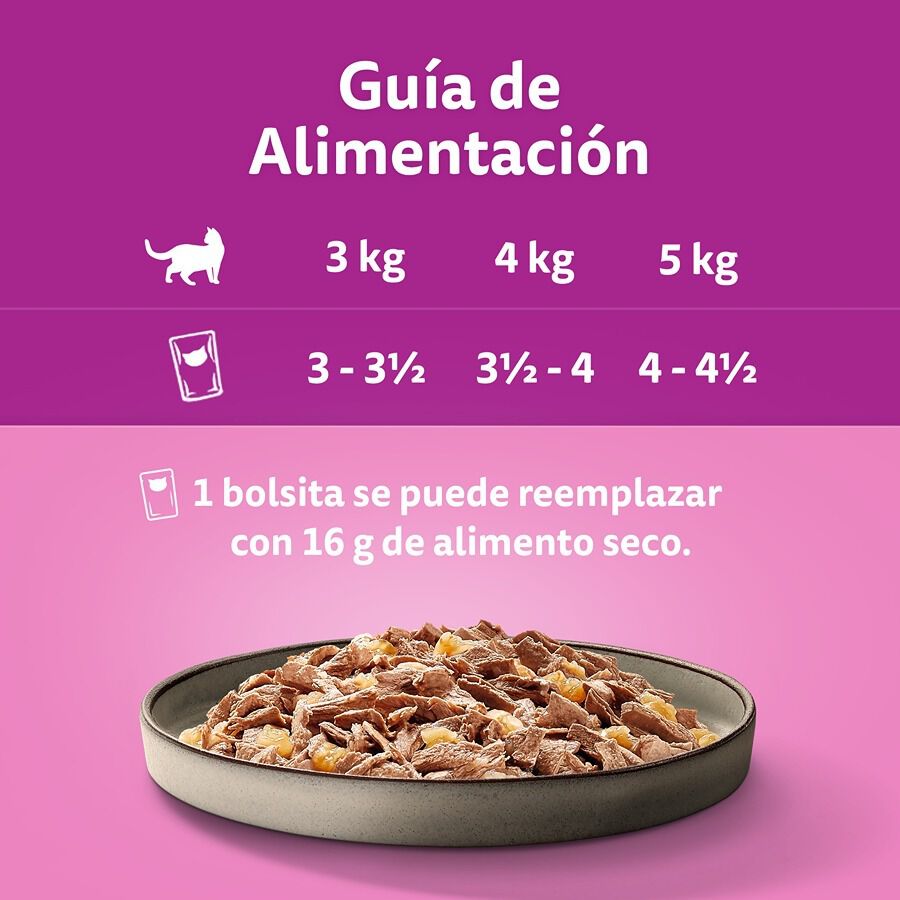 Whiskas Pure Delight Selección Pescados Gelatina en Bolsita para gatos thumbnail