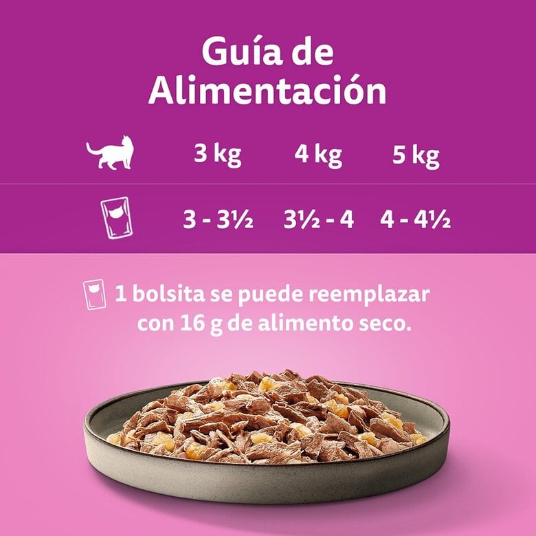 4 sobres x 85 g Whiskas Pure Delight Selección Pescados Gelatina en Bolsita para gatos,  Imagen numero 4 4 sobres x 85 g Whiskas Pure Delight Selección Pescados Gelatina en Bolsita para gatos, , large Imagen numero 4