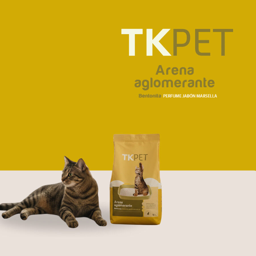 10 L TK-Pet Arena Aglomerante Bentonita y Marsella para gatos, , large Imagen numero 5