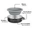 Outech X-perience Comedero Plegable Portatil para perros, , large indicador imagen numero 4
