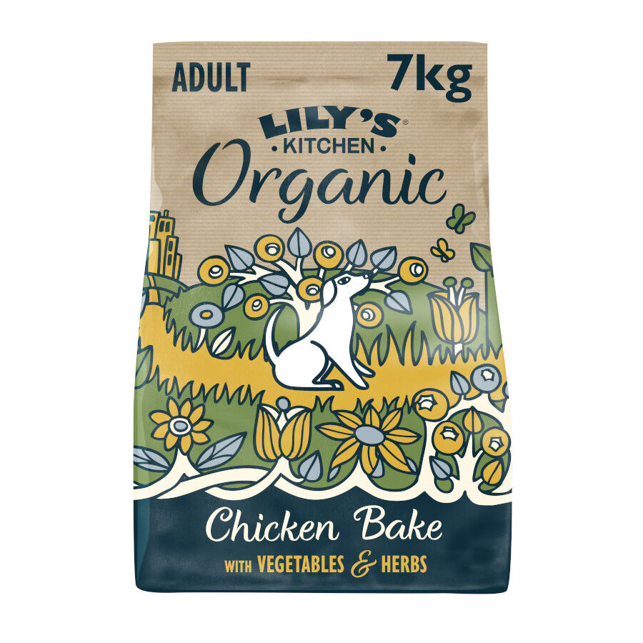 Lily&#039;s Kitchen Organic Pollo y Verdura pienso para perros thumbnail