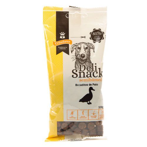 Criadores snack semih&uacute;medo de pato para perros Imagen numero 1