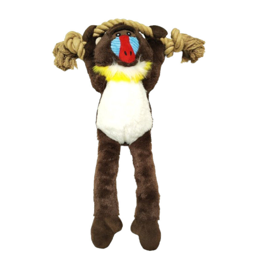Tootoy! Comfort Hanging Monkey Cuddler peluche con sonido para perro, , large Imagen numero 1