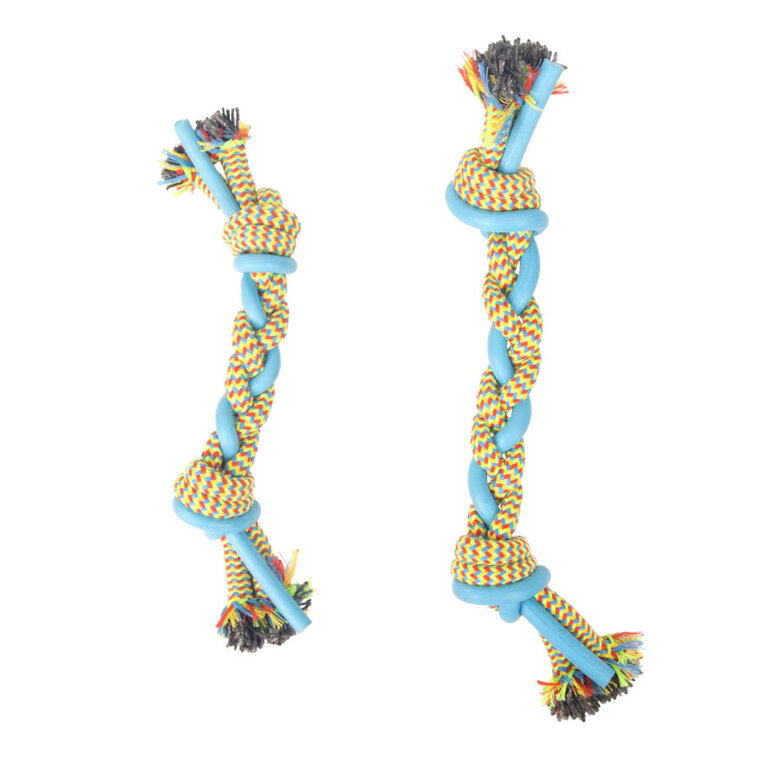 Tootoy! Pull Multi-texture Rope Azul Mordedor de cuerda para perro,  Imagen numero 3 Tootoy! Pull Multi-texture Rope Azul Mordedor de cuerda para perro, , large Imagen numero 3