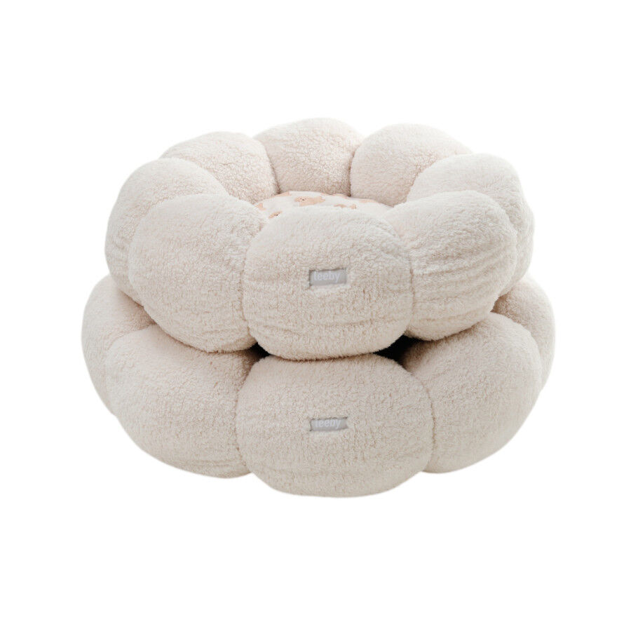Leeby Sof&aacute; Flower Bed Beige para cachorros, , large Imagen numero 3