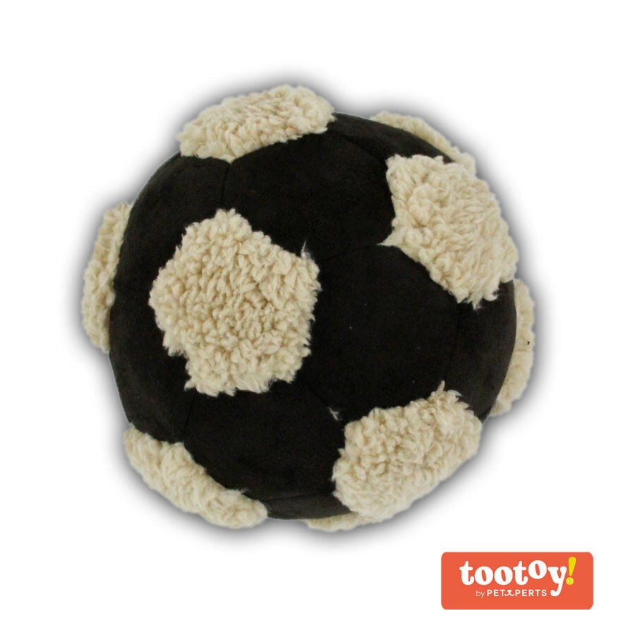 Tootoy! Comfy Football  Brown Pelota de Peluche para perros, , large Imagen numero 1