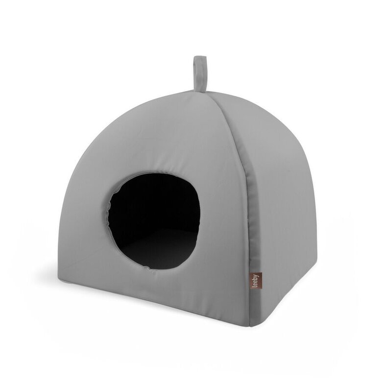 Leeby Iglú Antideslizante Gris para gatos,  Imagen numero 1 Leeby Iglú Antideslizante Gris para gatos, , large Imagen numero 1
