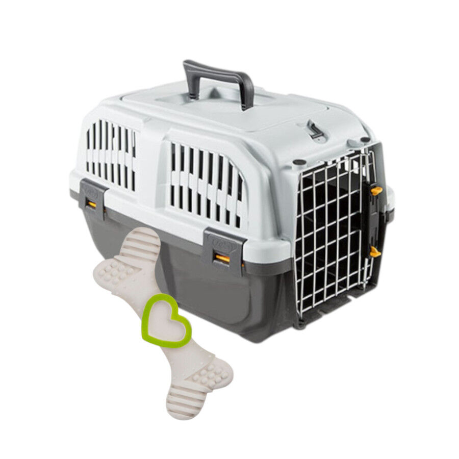 Pack Hueso mordedor Tootoy!  + Transportín Outech para perros