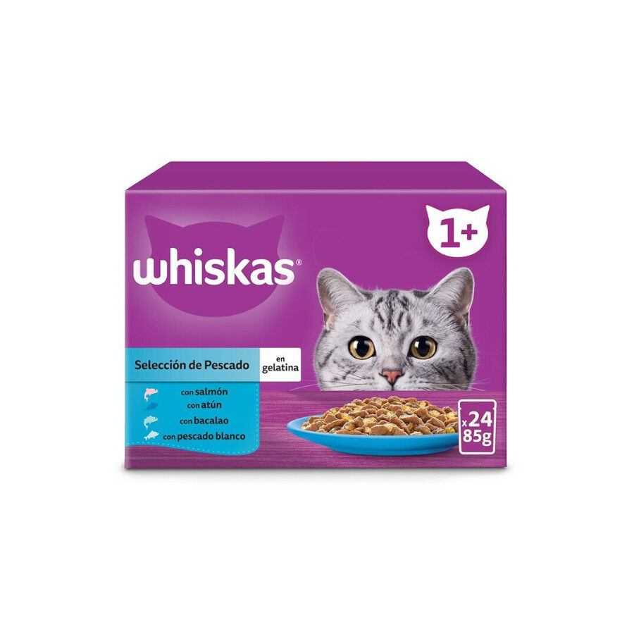 Whiskas Selección Pescados Gelatina en Bolsita para gatos thumbnail