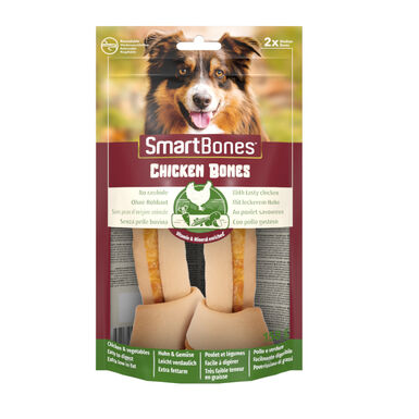 SmartBones Huesos de Pollo Medianos para perros