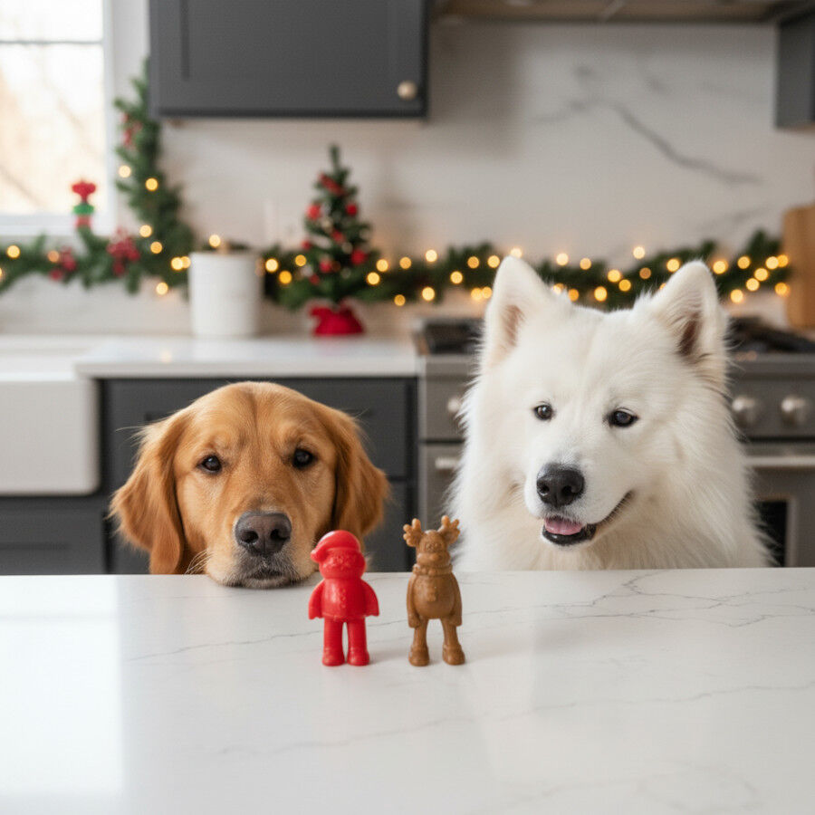 Wonder Christmas Snacks Reno&amp;Santa Navideños para perros thumbnail