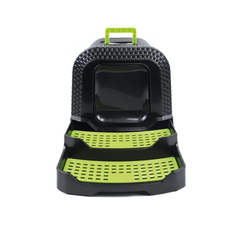 M-Pets Eco Rattan Caja de Arena Negra para gatos,  Imagen numero 1 M-Pets Eco Rattan Caja de Arena Negra para gatos, , large Imagen numero 1