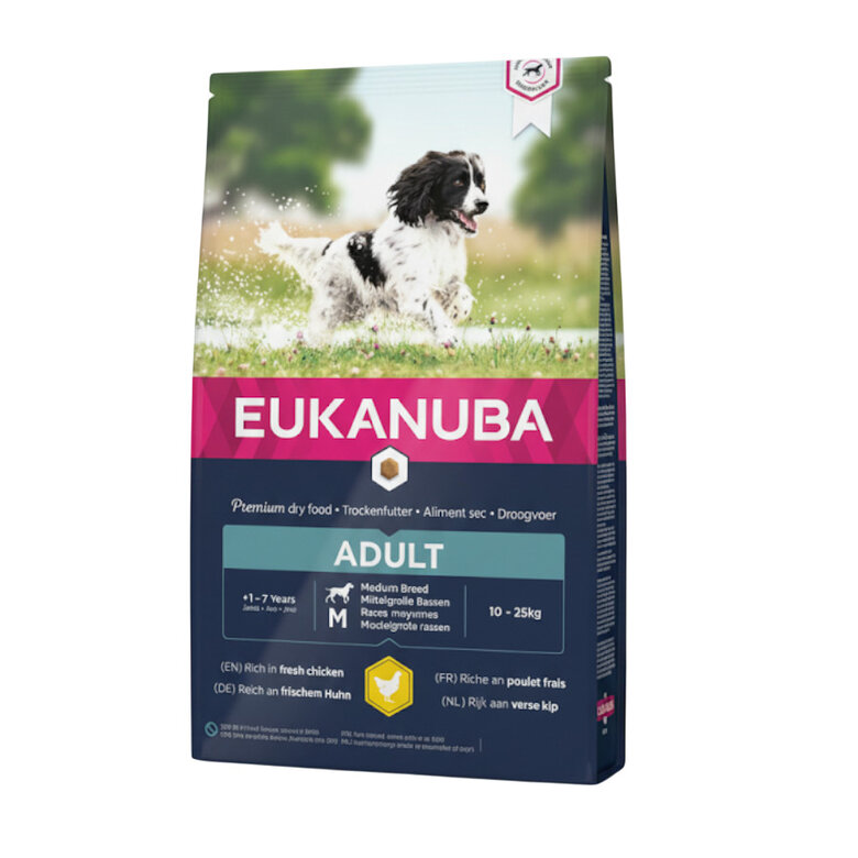 12 kg Eukanuba Adult Medium Pollo pienso para perros,  Imagen numero 3 12 kg Eukanuba Adult Medium Pollo pienso para perros, , large Imagen numero 3