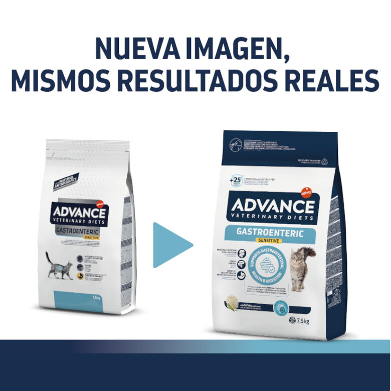 7.5 kg Advance Veterinary Diets Gastroenteric Sensitive pienso para gatos,  Imagen numero 2 7.5 kg Advance Veterinary Diets Gastroenteric Sensitive pienso para gatos, , large Imagen numero 2