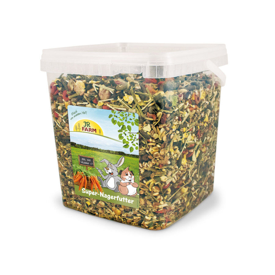 JR Farm Super Cubo Mezcla de Verduras y Cereales para roedores, , large Imagen numero 1