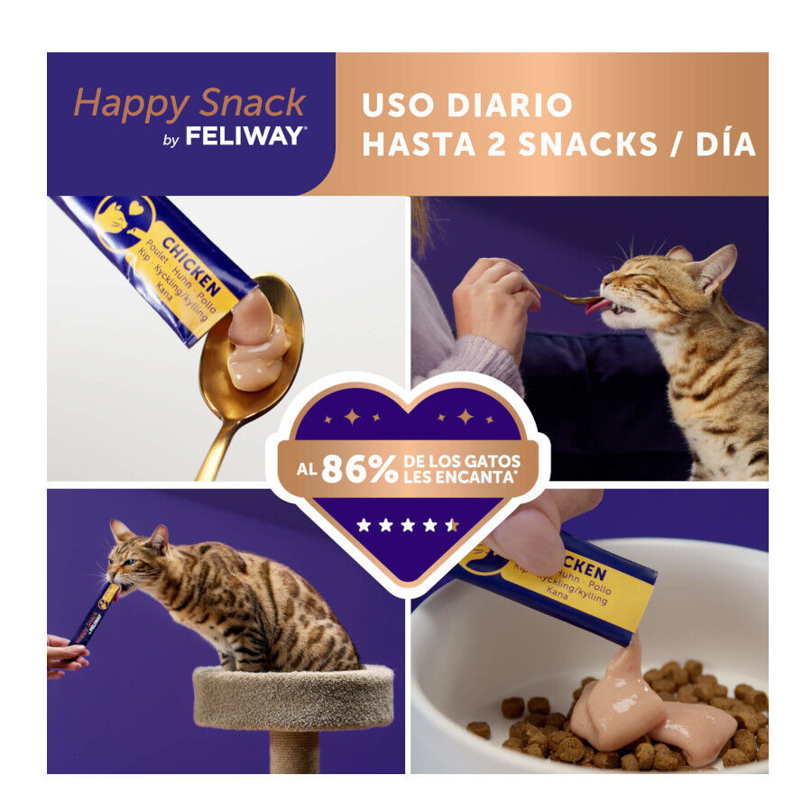 Feliway Sobres Happy Snack Relajante Pollo para gatos thumbnail