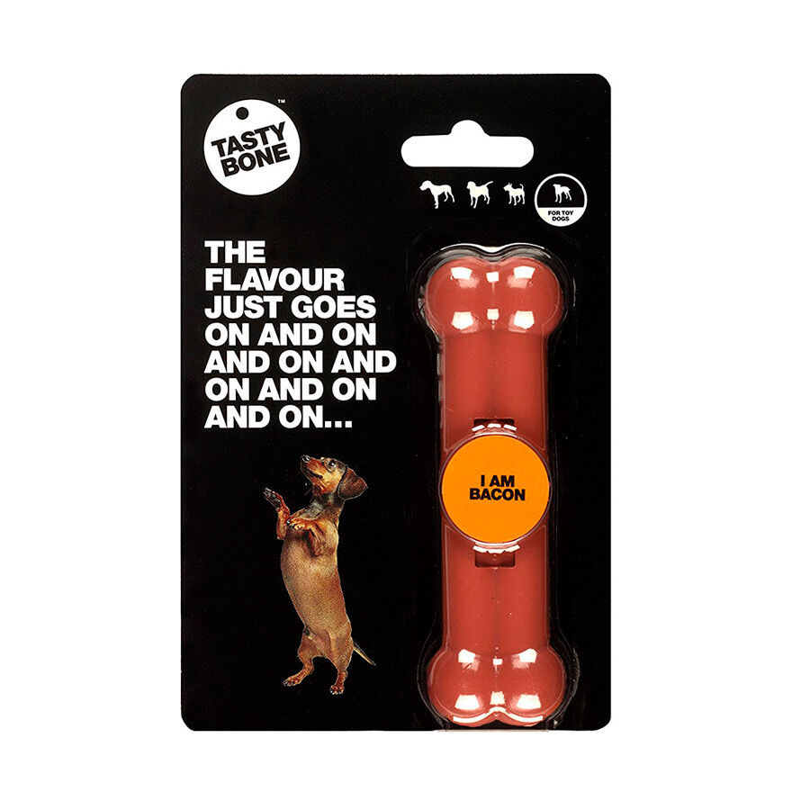 Tastybone Hueso Mordedor de Bacon para perros, , large Imagen numero 1
