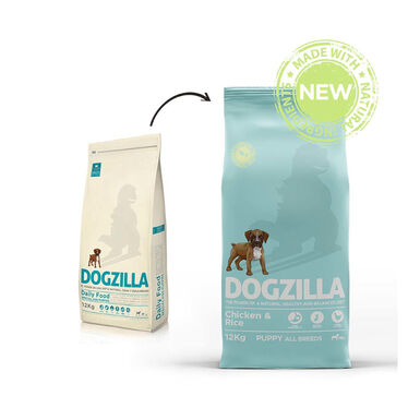 Dogzilla Puppy Pollo y Arroz pienso