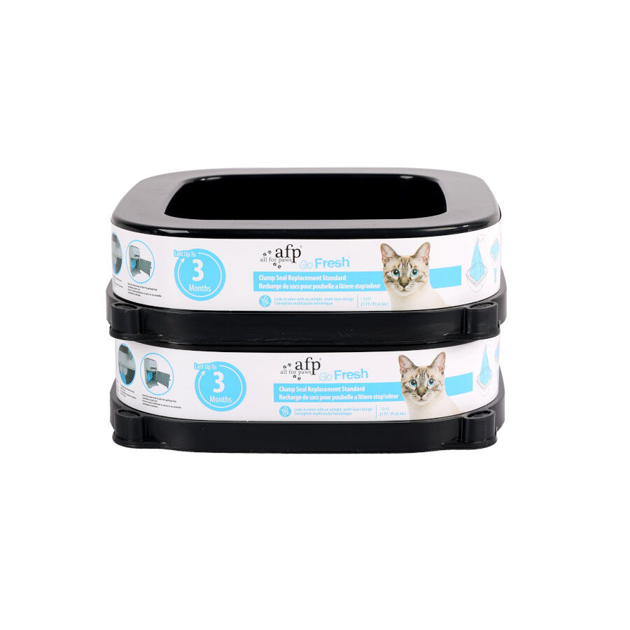 All For Paws Go Fresh Repuesto Bolsas Negras para gatos, , large Imagen numero 2