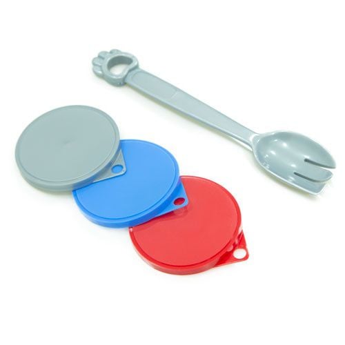 TK Pet con cuchara tapas para latas de comida Imagen numero 1