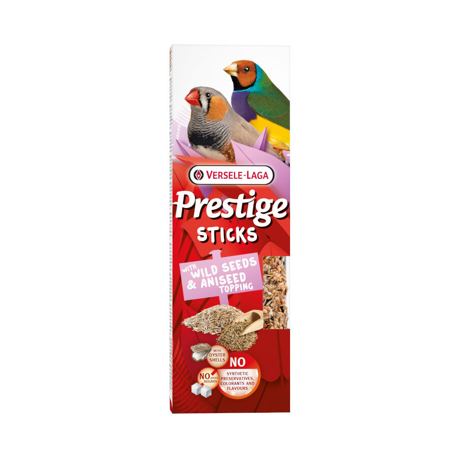 Versele-Laga Barritas Prestige Sticks Nueces y Pasas para pájaros exóticos