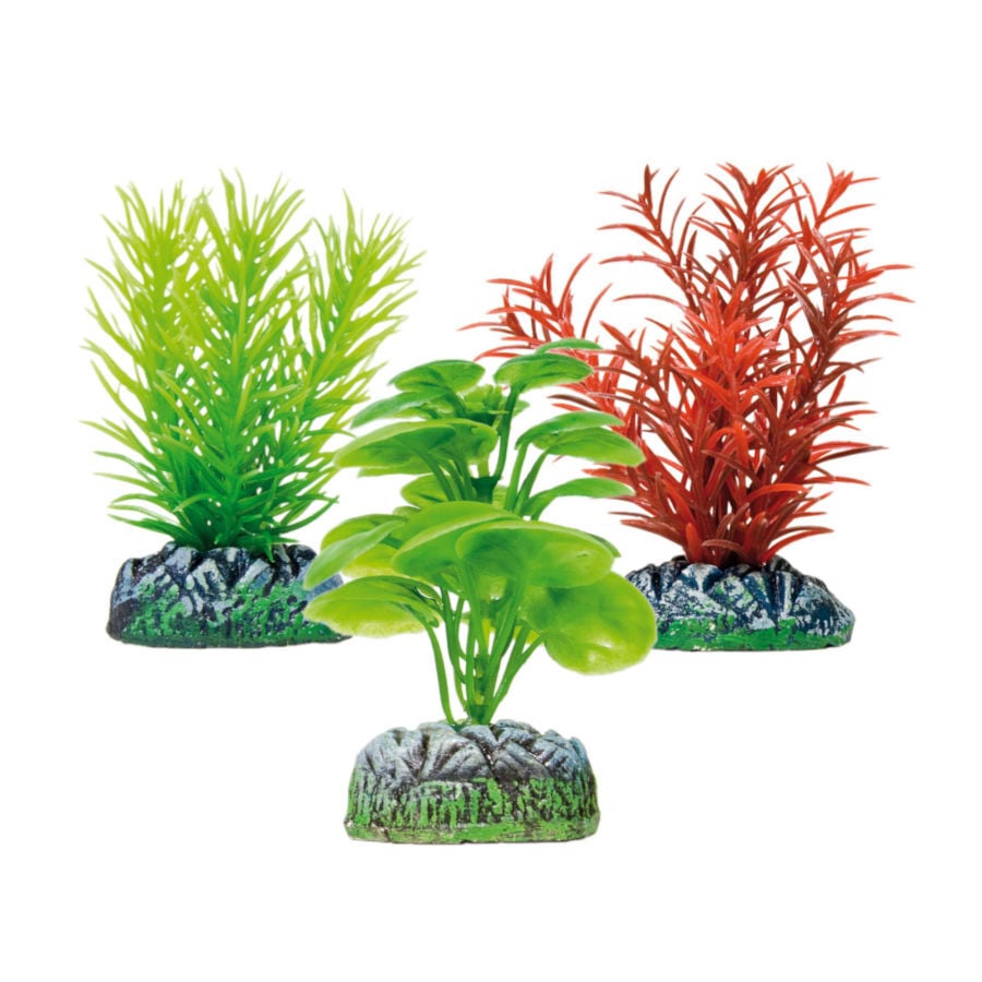 ICA Aquatic Plants Set de 3 plantas artificiales para acuarios