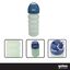 Gotoo Botella Bebedero Port&aacute;til de Silicona Azul y Verde para perros y gatos, , large indicador imagen numero 3