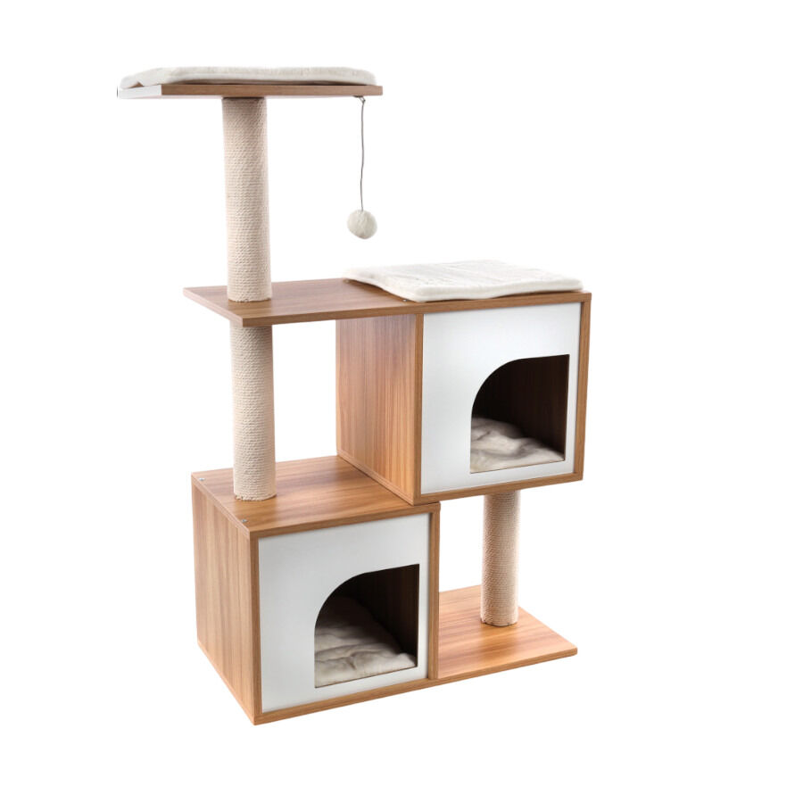 Flamingo Árbol Rascador Dana Beige y Blanco para gatos thumbnail