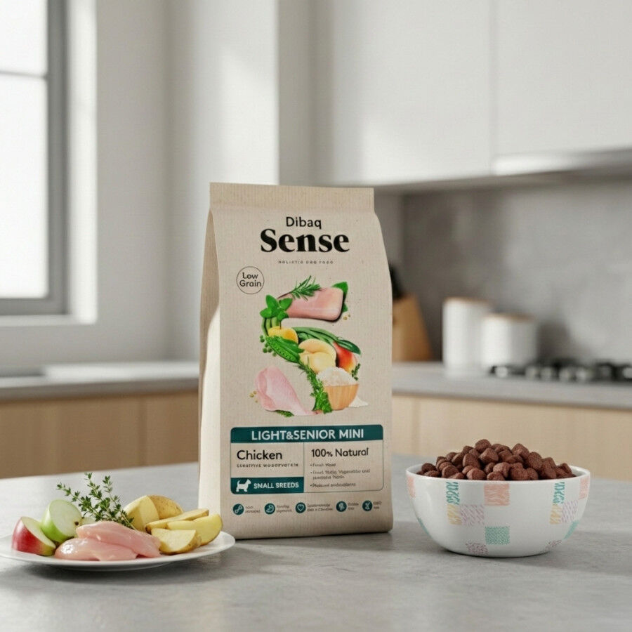 2 kg Dibaq Sense Low Grain Light & Senior Mini Pollo Pienso para perros, , large Imagen numero 3