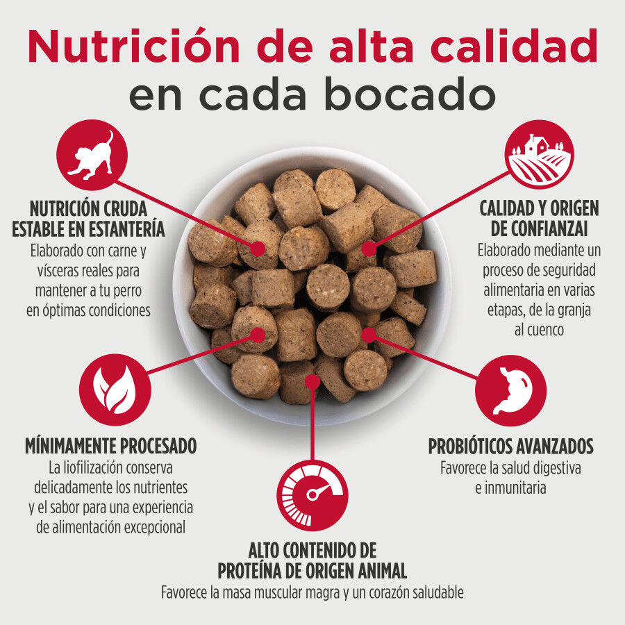 250 g Nulo Freeze-Dried Raw Pavo con Salm&oacute;n y Fresas Pienso para perros, , large Imagen numero 3