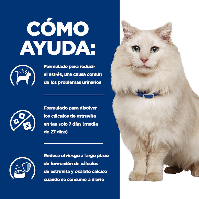 Hill&#039;s Prescription Diet c/d Cuidado Urinario Estrés Estofado de Atún lata para gatos thumbnail