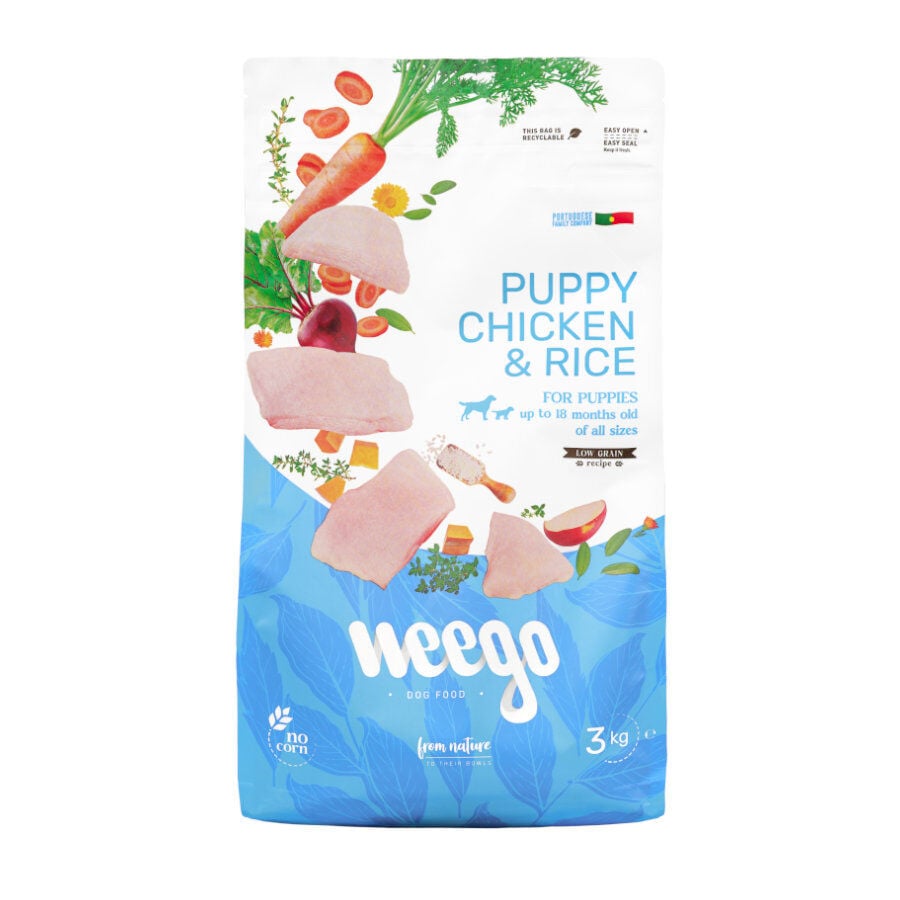 Weego Puppy Pollo y Arroz pienso para perros, , large Imagen numero 1