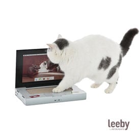 Leeby Lola rascador de cartón en forma de ordenador para gatos