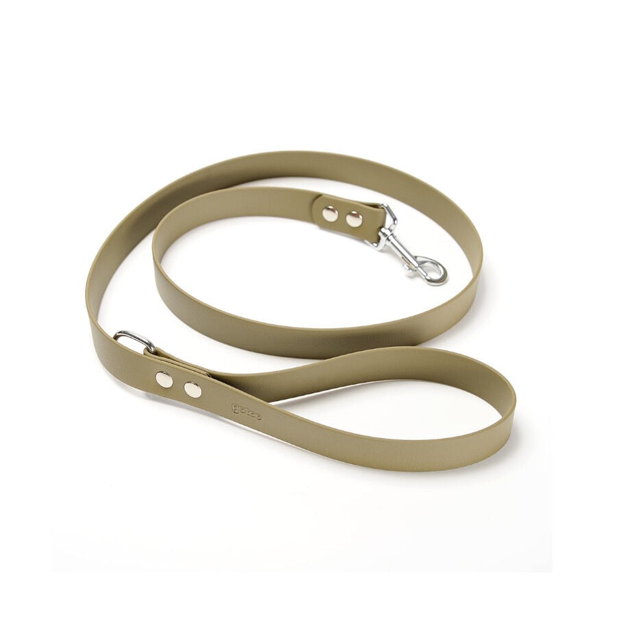 Gotoo Correa Biothane verde oliva para perros, , large Imagen numero 1