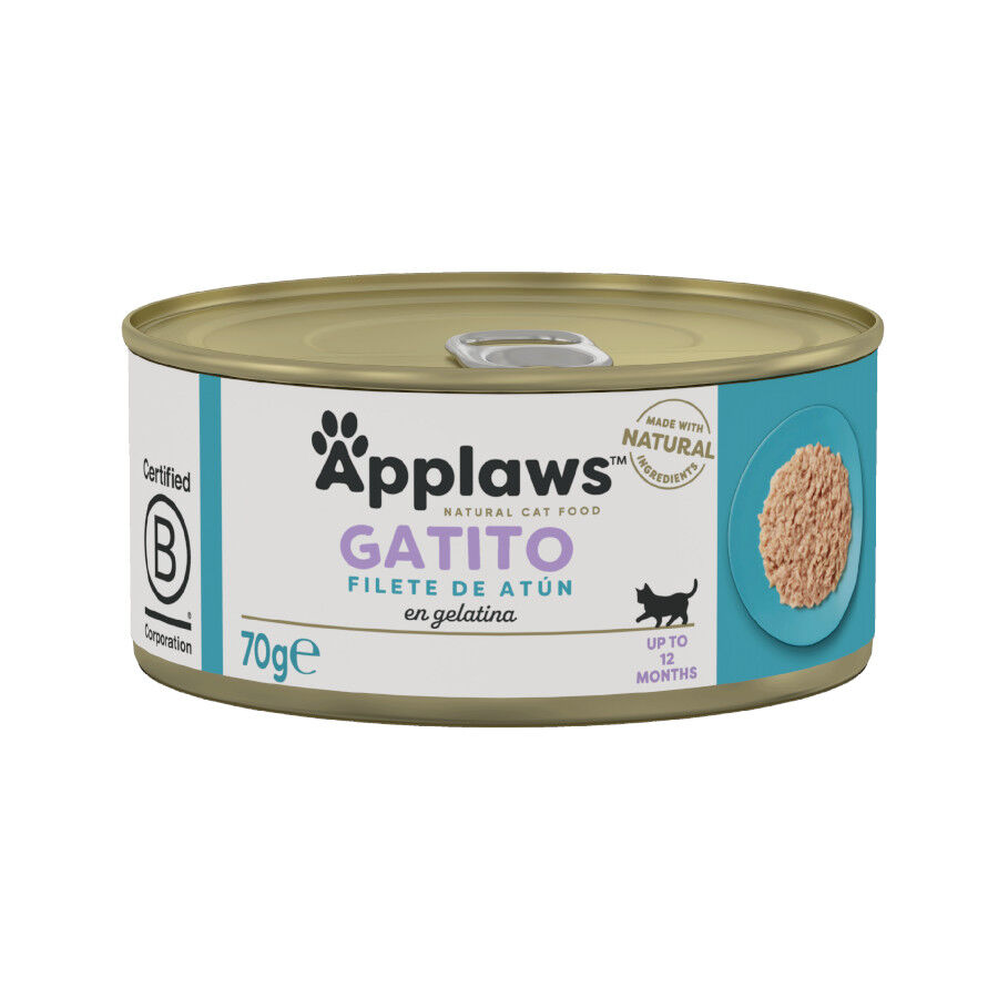 70 g Applaws Kitten At&uacute;n en gelatina lata, , large Imagen numero 1