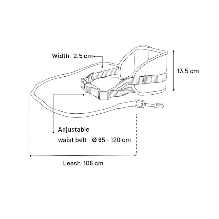 Flamingo Ri&ntilde;onera con Correa para perros, , large Imagen numero 2