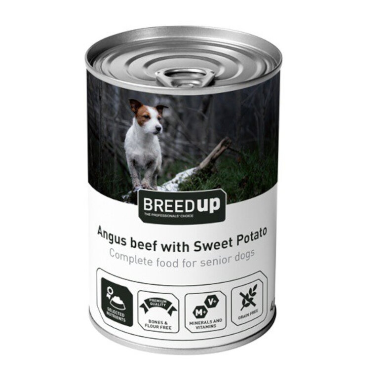 Breed Up Sénior Ternera con Batatas lata para perros, , large image number null