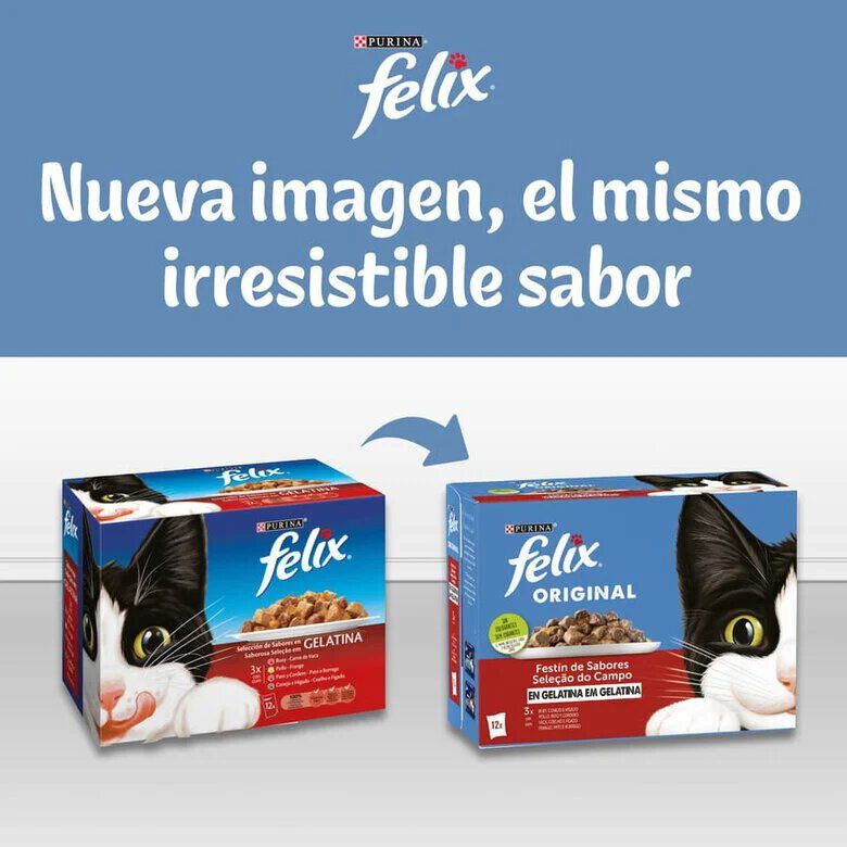 Felix Seleccion Pescados Sobres en gelatina para gatos - Multipack thumbnail