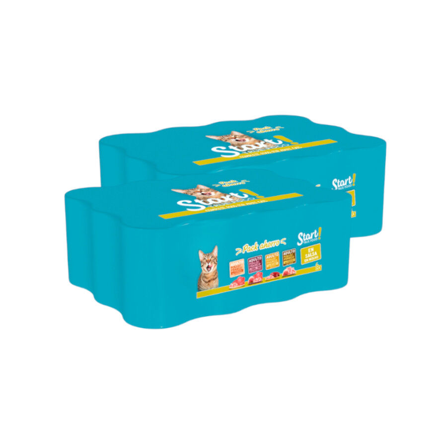 Start Multipack de Carne en Salsa para Gatos