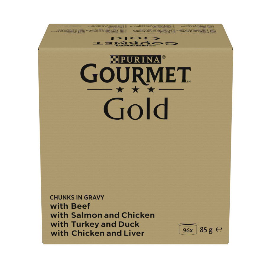 Gourmet Gold Bocaditos en salsa latas para gatos