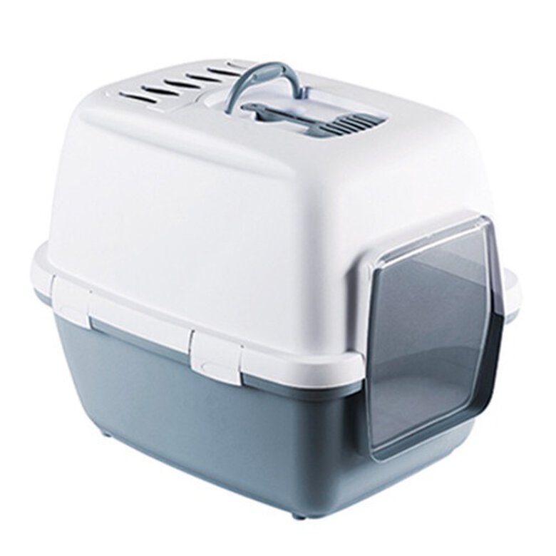 Stephanplast Cathy Comfort Arenero Cerrado Azul para gatos,  Imagen numero 1 Stephanplast Cathy Comfort Arenero Cerrado Azul para gatos, , large Imagen numero 1