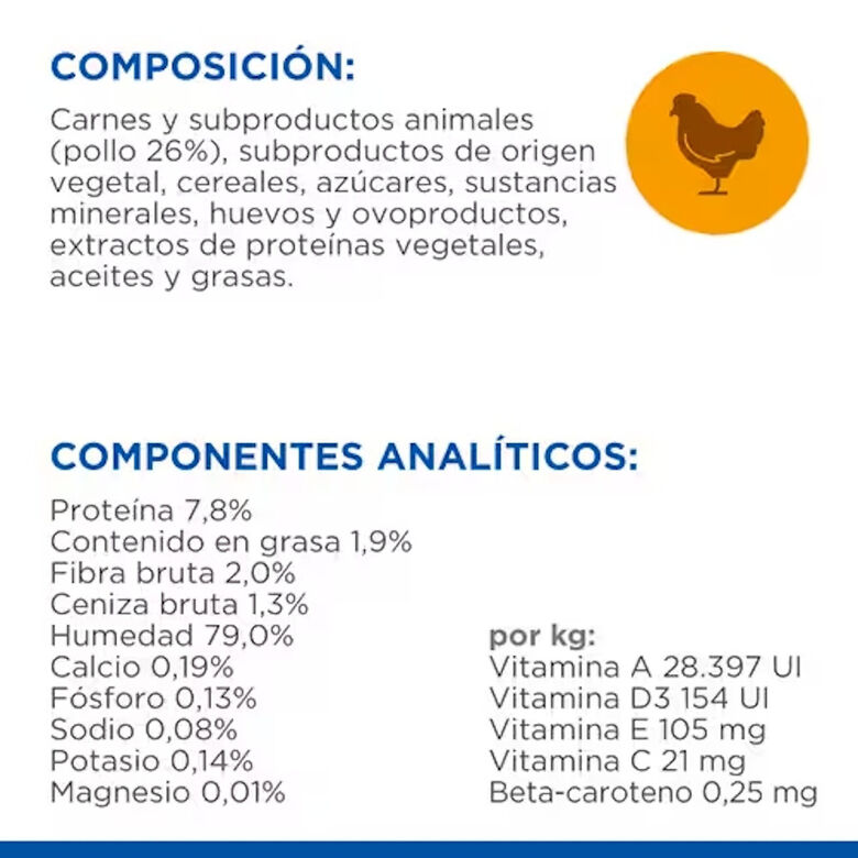 Hill&#039;s Science Plan Light Adult Pescado Azul y Pollo en Salsa sobre para gatos thumbnail