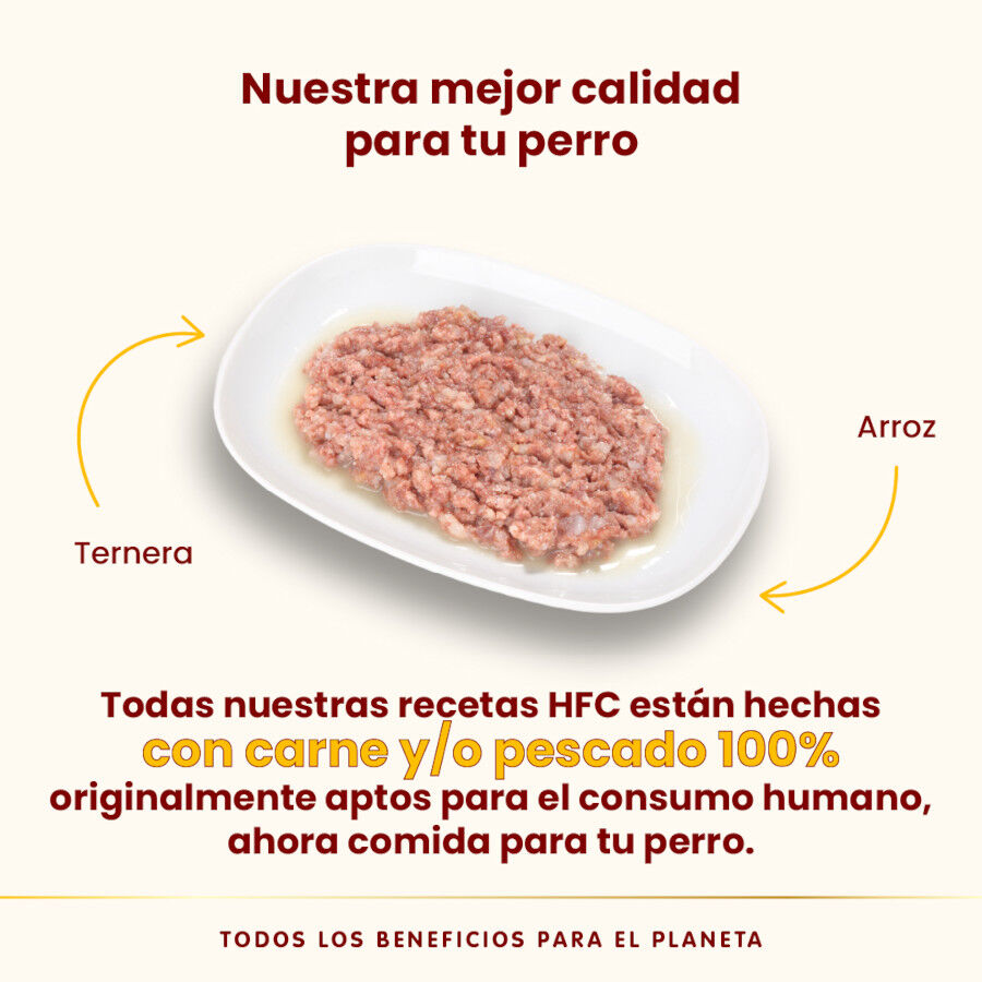 280 g Almo Nature HFC Ternera lata para perros, , large Imagen numero 3